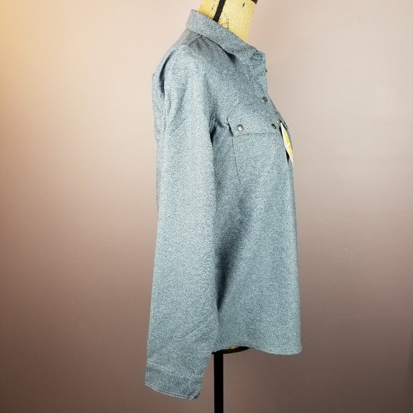 HI-TEC Long Sleeve Shirt Zip Pocket M Quick Dry - Picture 4 of 10